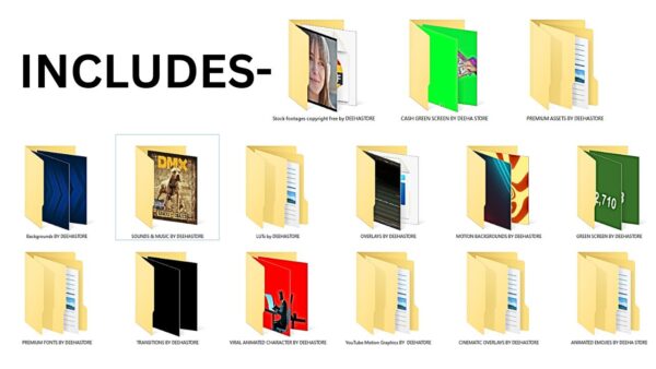 viral editing bundle –premium editing assets for every app & software
