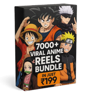 7000+ viral anime reels bundle without logo | no copyright
