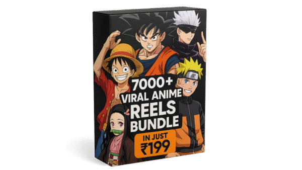 7000+ viral anime reels bundle without logo | no copyright