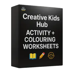 creative kids hub – activity + colouring + worksheets | 10,000+ printable worksheets for kids