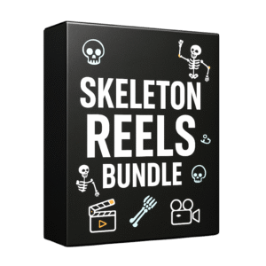 skeleton videos bundle – viral instagram reels & youtube shorts 1000+ ai videos