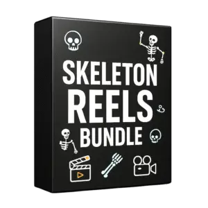 skeleton videos bundle – viral instagram reels & youtube shorts 1000+ ai videos