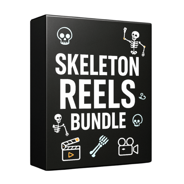 skeleton videos bundle – viral instagram reels & youtube shorts 1000+ ai videos