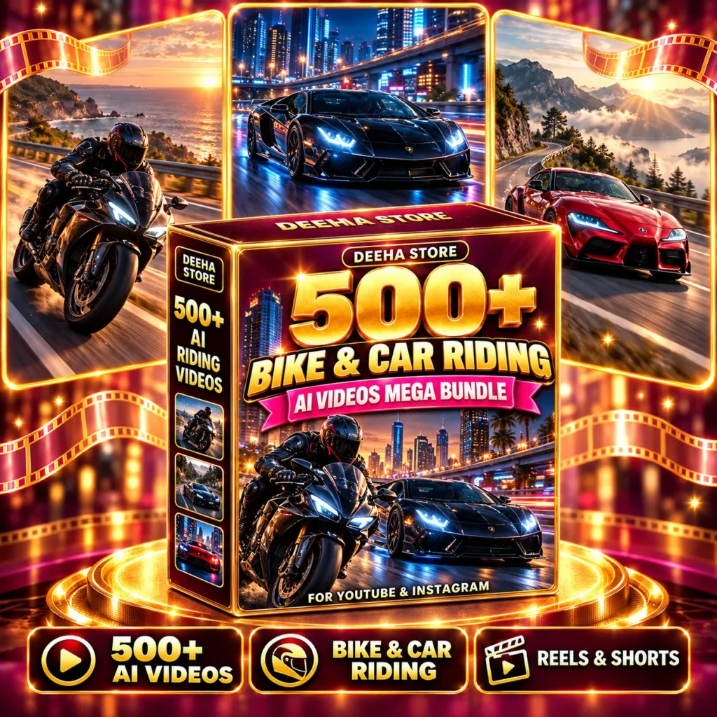 500+ bike & car ai video bundle