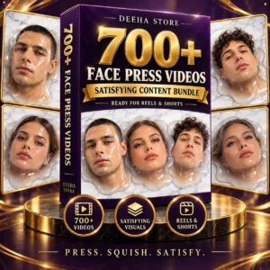 700+ satisfying face press videos