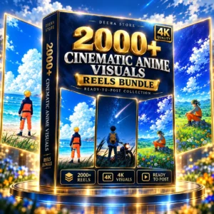2000+ cinematic anime reels bundle