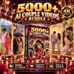 5000+ ai couple videos bundle (4k quality, high engagement reels & shorts)