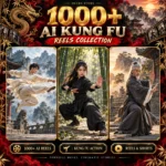 1000+ ai kung fu reels