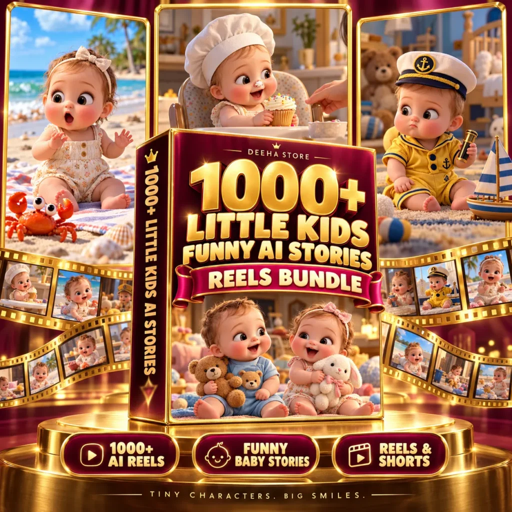1000+ funny baby ai stories reels bundle