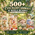500+ cute fluffy animals ai reels