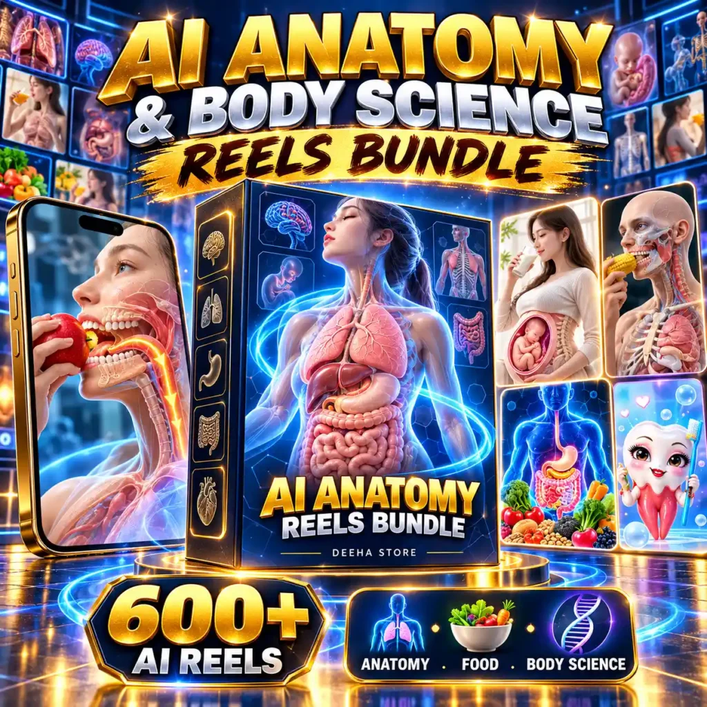 ai anatomy & body science reels bundle