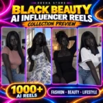black beauty ai influencer reels