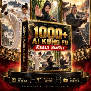 cinematic ai kung fu reels bundle