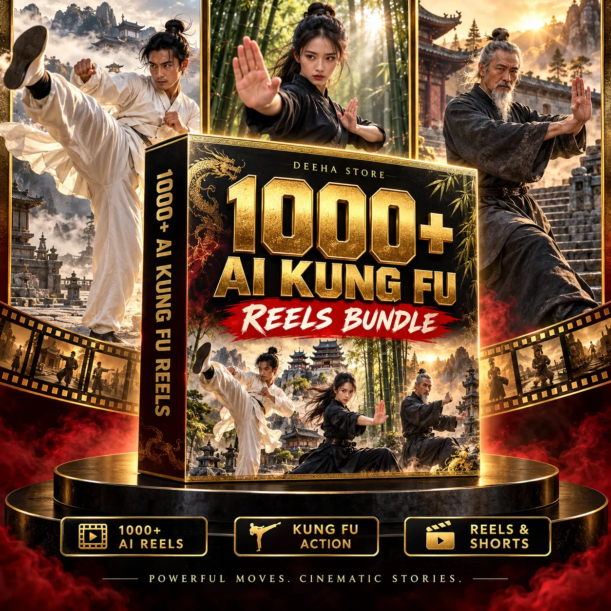 cinematic ai kung fu reels bundle cinematic ai kung fu reels bundle