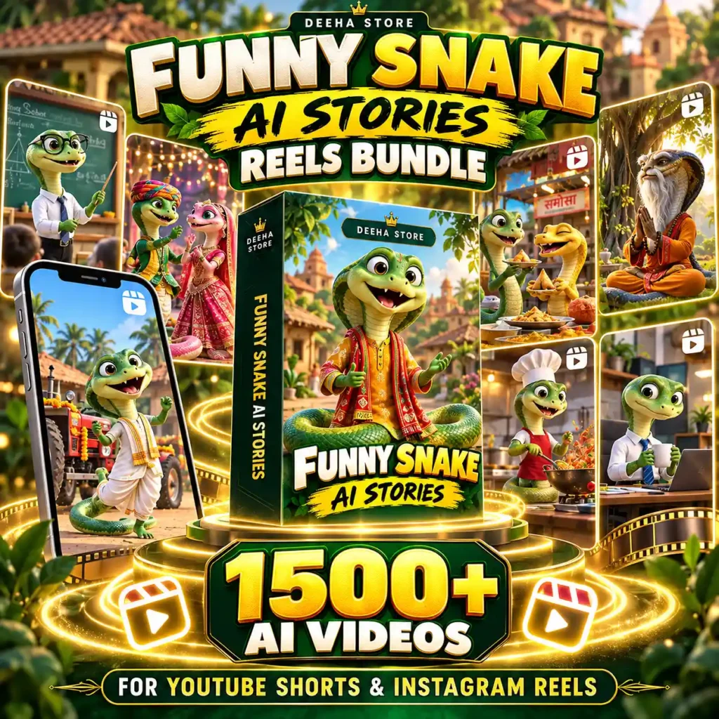 funny snake ai stories reels bundle