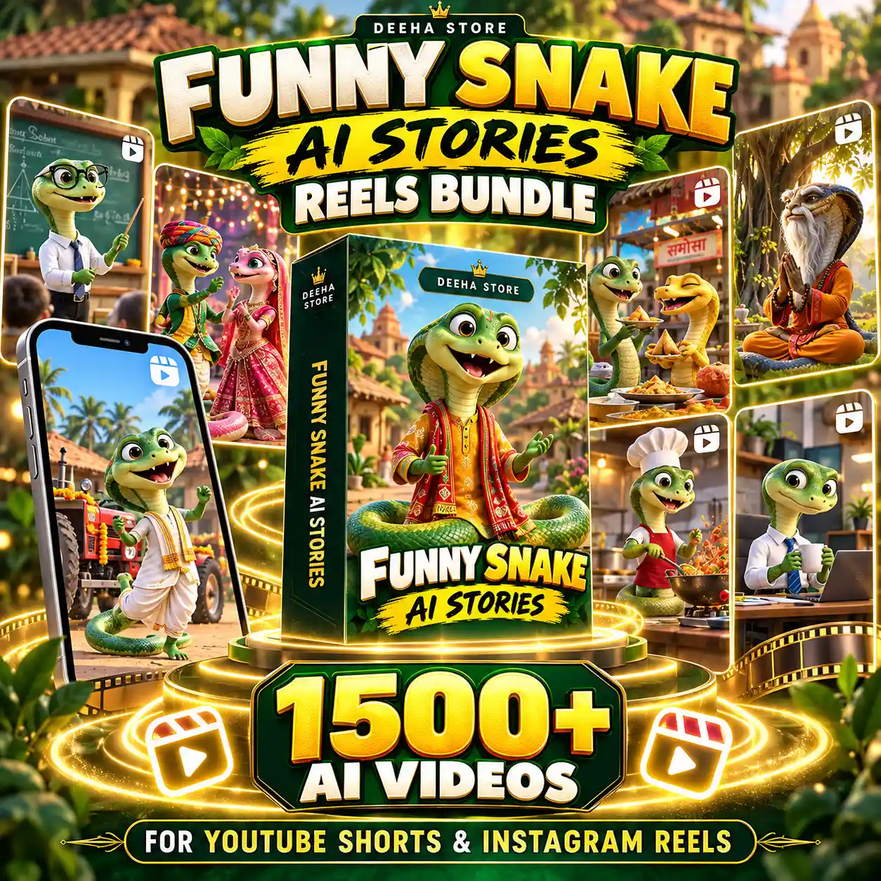 funny snake ai stories reels bundle funny snake ai stories reels bundle