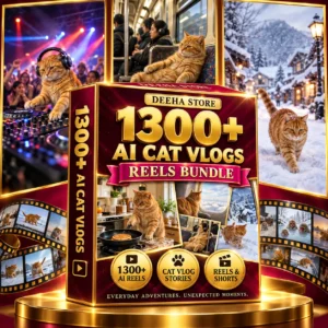 luxury ai cat vlogs bundle