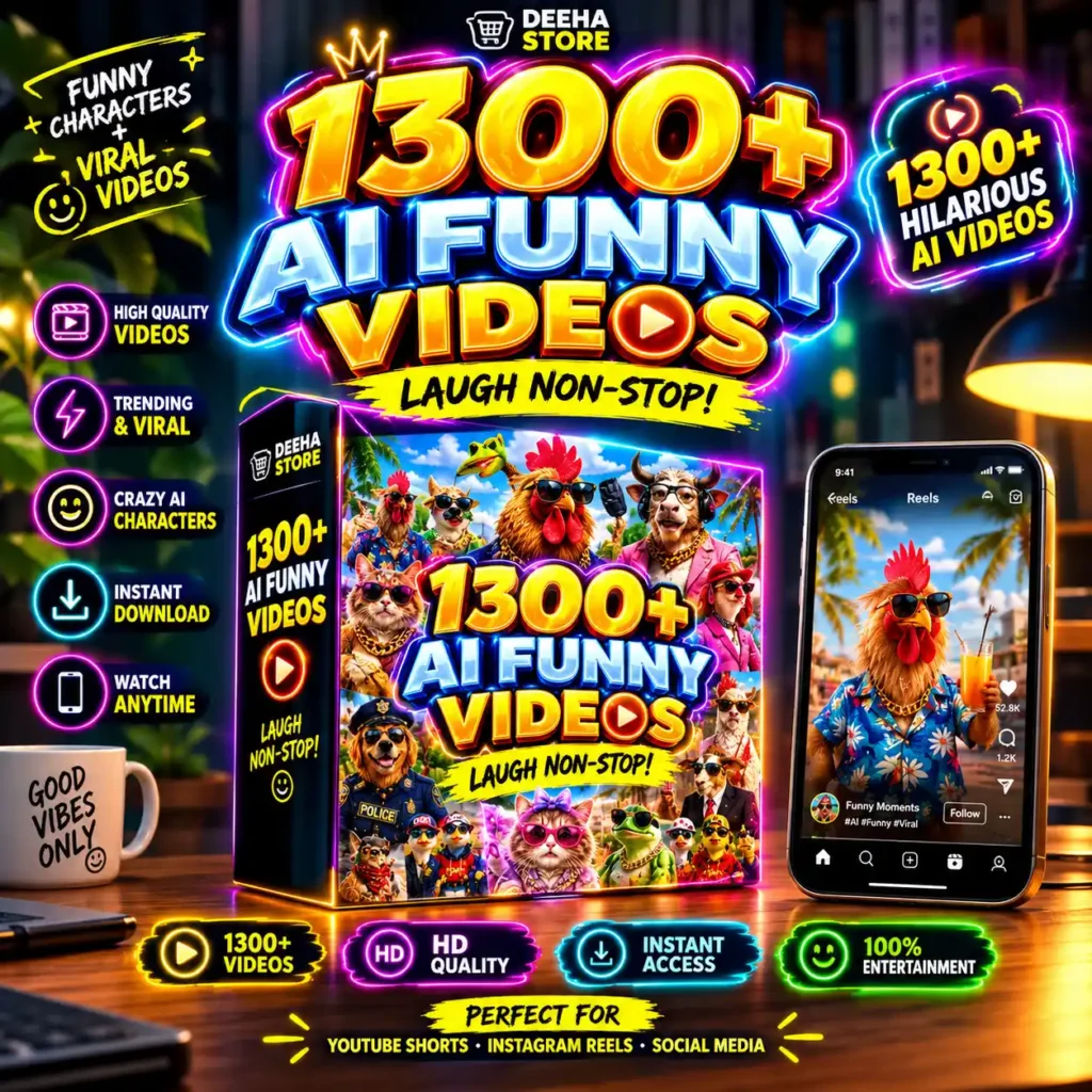 neon ai funny videos store pack