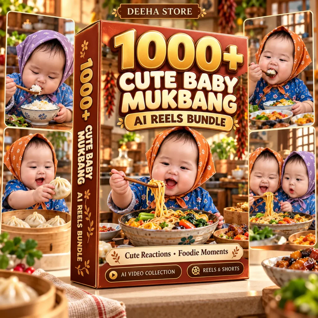 premium baby mukbang ai reels bundle